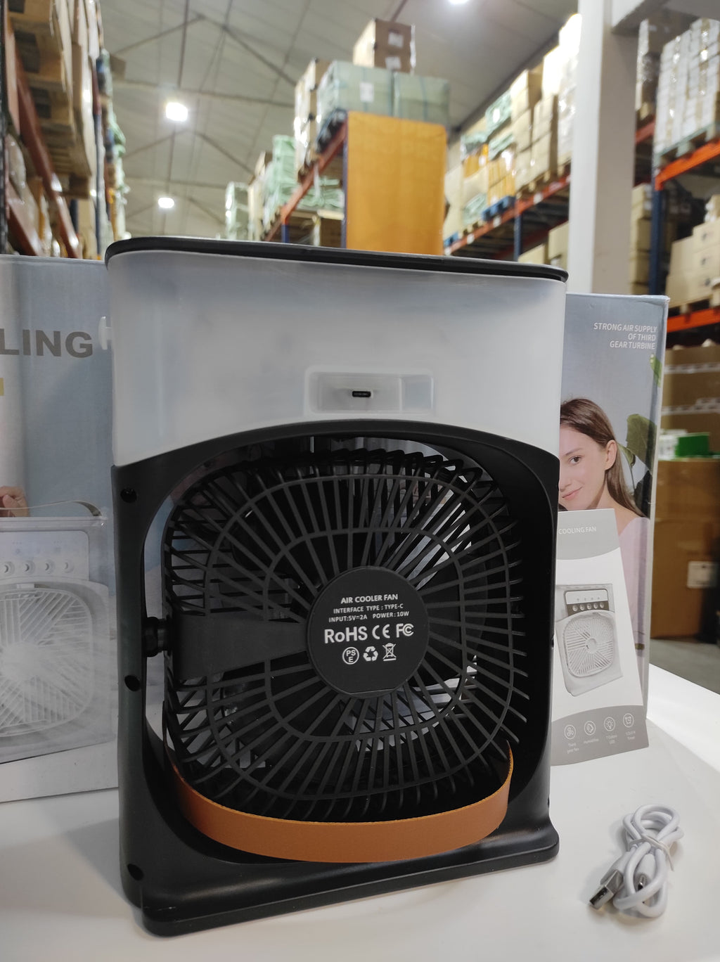 Ventilador humidificador de nebulización negro - additional image 17